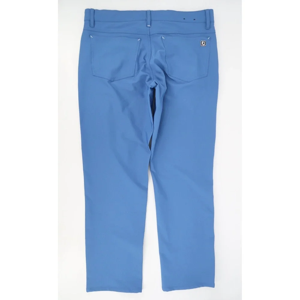 FootJoy Golf Pants Mens 33x30 Blue Athletic Fit 5-Pocket Performance Stretch